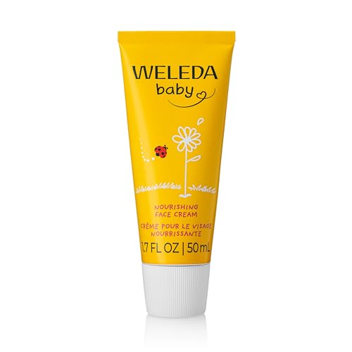 Weleda Baby Calendula Nourishing Face Cream, 1.7 Fluid Ounce, Plant Rich Moisturizer with Calendula and Lanolin