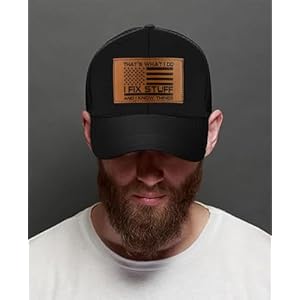 Fathers day hat gifts for dad menhim husband grandpa dad gifts for fathers day ideas birthday 40th 50th 60th 70th 80th i fix stuff dad trucker hat black  urban country home decor