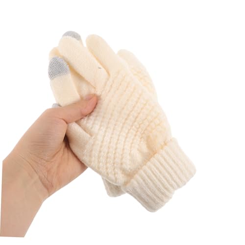 Homoyoyo Winter Touch Screen Gloves: Soft Knit Thickened Thermal Warm Touchscreen Gloves For Students Cold Weather Outdoor Activities Use4