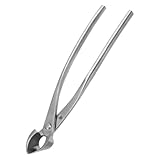 M METERXITY Bonsai-Werkzeug - 11-Zoll-Edelstahl-Konkavschneider, Werkzeuge zur Modellierung von Bonsaibäumen, geeignet für das Beschneiden von Knospen/Ästen im Gartenbau (280 mm, Silber)