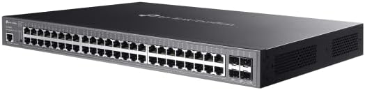TP-Link Omada SG3452XMPP 48-Port Gigabit and 4-Port 10GE SFP+ L2+ Managed Switch with 40-Port PoE+ & 8-Port PoE++