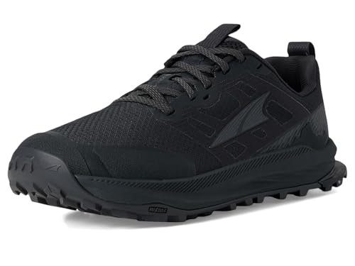 ALTRA Women's Lone Peak 9 Trail Running Shoe, Black, 8 Wide