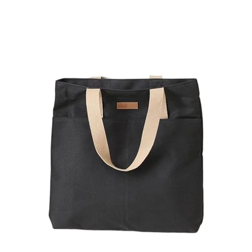 Women's Tote Bag Canvas Sewing Thread Large Advanced Sense Handbag Convenient Practical Female's Commuter Bag