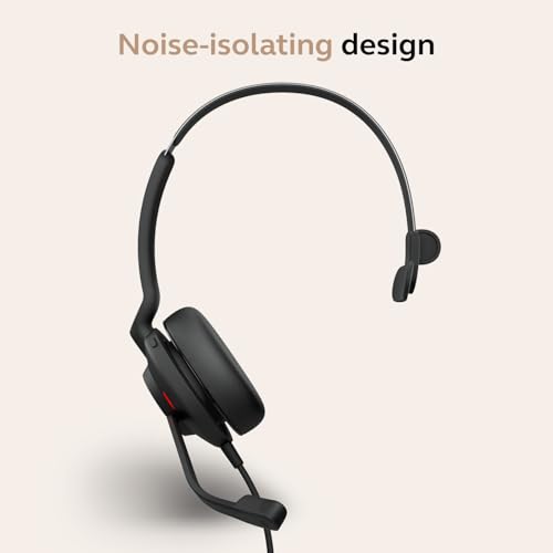 Jabra Evolve2 30 SE (2025 Version) Wired Single-Ear Headphones with Microphone – Computer Headset - USB-A and USB-C Cable - Microsoft Teams Certified - Works with All Meeting Platforms – Black - image 5