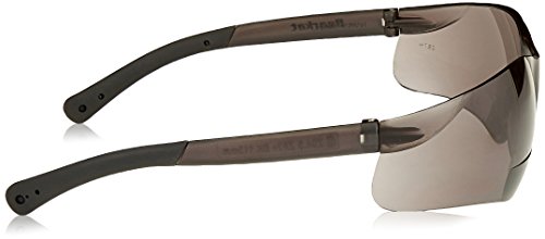 Image of Crews BKH25G BearKat Magnifier Polycarbonate 2.5 Diopter Gray Lens Safety Glasses with Non-Slip Hybrid Black Temple Sleeve (Pack of 2)