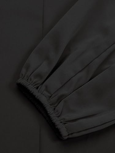 Image of WSPLYSPJY Solid Color Muslim Dress for Women Long Lantern Sleeve Islamic Abaya Duabi Kaftans Robe Prayer Clothes