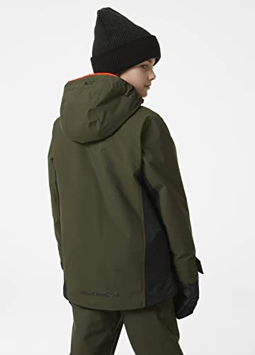 Image of Helly-Hansen Junior Traverse Jacket - Waterproof, Breathable, Unisex Design, Ideal for Outdoor Adventures