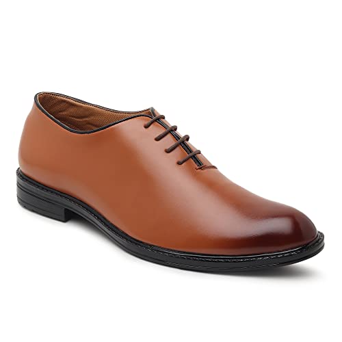 Image of Zixer Synthetic Leather Mens Formal Shoes || Office Formal Shoes Men Stylish|| Formal Shoes for Men Patent Leather Lace Up Party Formal Shoe