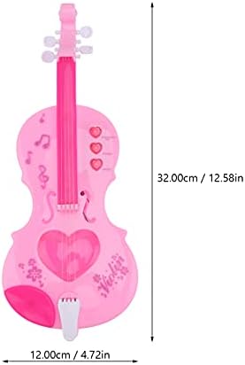 NUOBESTY Simulation Violin Toy, Kid' s Toy Violin Mini Violin Toy- Looking Instrument Early Childhood Education Toys Music Enlightenment Plaything 1Pc ( Rosy, Random Style ) 3 31 d+F8bFQL. AC