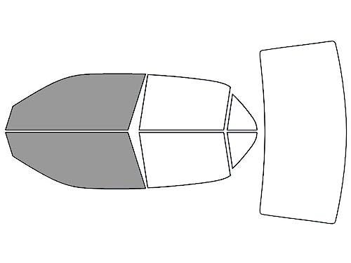 Rvinyl Window Tint Kit Compatible with Chrysler 300 2011-2023 - Front Precut Kit - 50%