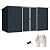 Outsunny 11' x 6' Outdoor Storage Shed, Galvanized Metal Utility Garden Tool House, 2 Vents and Lockable Door for Backyard, Bike, Patio, Garage, Lawn, Dark Gray