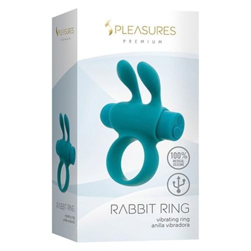 Anillo rabbit recargable con vibración intensa y silicona suave 4