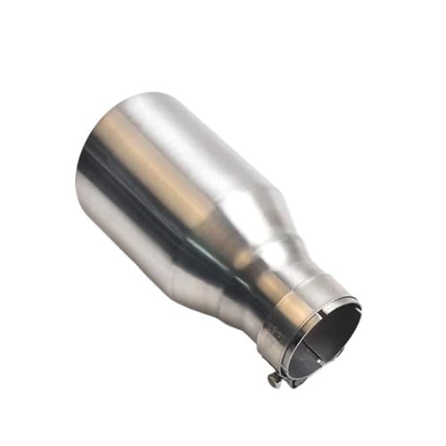 Buse d'échappement en acier brossé inoxydable anti-corrosion entrée 51mm sortie 76mm