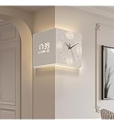 Amazon.co.jp: 両面時計 角時計 デジタル時計 リビング 時計 壁掛け