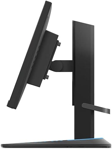 Ġenb view of Lenovo G24-27 monitor showing tilt adjustment