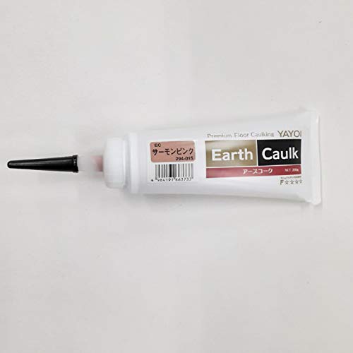 ヤヨイ アースコーク サーモンピンク 200g 294015【床材・巾木等の補修に最適な床用コーキング剤】