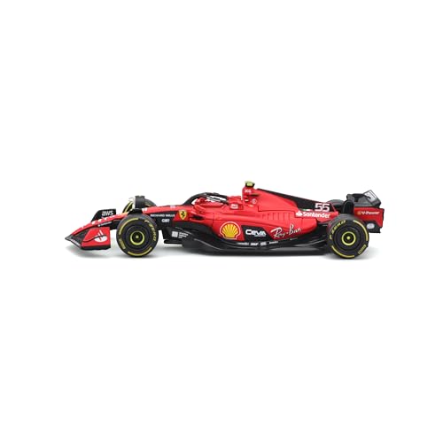Modelo de auto 1:43 F1 2023 SF23 Charles Leclerc y Carlos Sainz miniatura 2