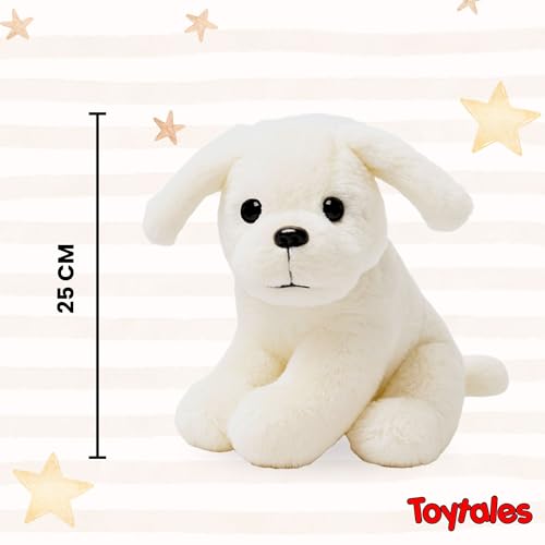Image of TOYTALES Soft Toy Combo Red Rabbit & White Sitting Dog Plush Stuffed Toys for Kids