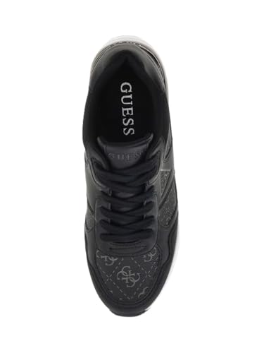 Guess Para Mujer. FLFMICELE12 Zapatillas Runner Mickay Con Logotipo 4G Negro (40), Plano, Cordones, Casual - 4