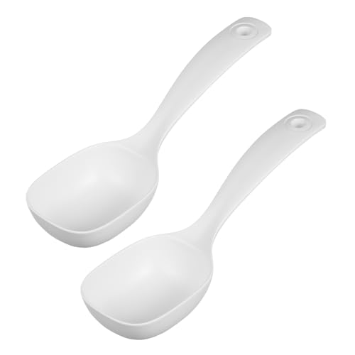 iplusmile 2個 大容量スープレードル 耐熱製 食器洗浄機対応 長柄設計 すくいやすく滑りにくい 多機能調理スプーン ポリッジポット対応 キッチ
