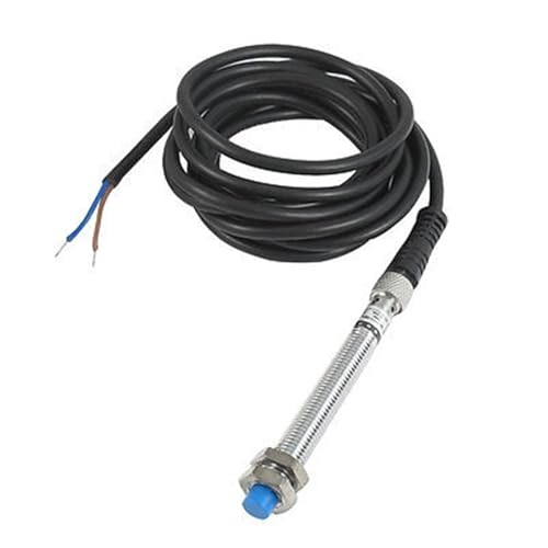 Sensor inductivo de 2 mm NPN NO con detección metálica precisa y conector 3P de aviación