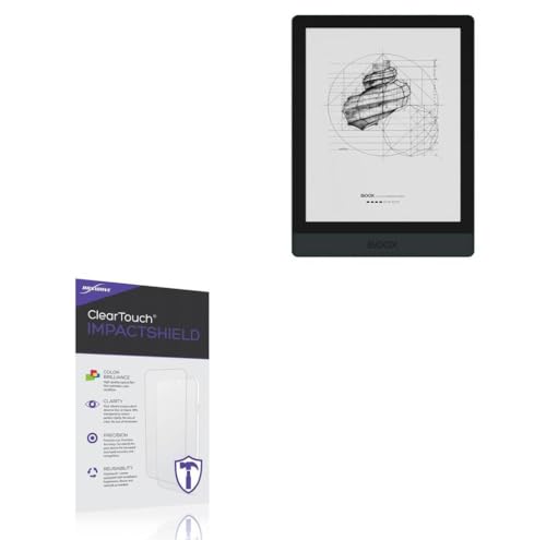 BoxWave Screen Protector Compatible With ONYX Boox Poke 3 - ClearTouch ImpactShield (2-Pack), Impenetrable Screen Protector Flexible Film