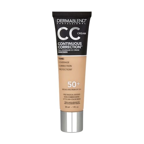 Dermablend Ciągła korekta krem CC SPF 50-35N światło do średniego makijażu dla kobiet 1 oz