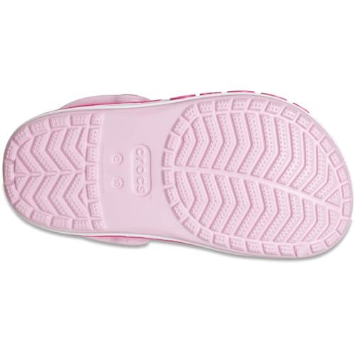 Image of Crocs Unisex Kids Bayaband Clog 207018-6TG Ballerina Pink /Candy Pink C7
