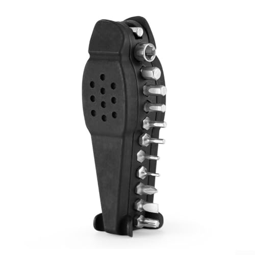 Compteur de vitesse sans fil pour vélo - Outil multifonction portable avec démonte-pneus et accessoires en acier à haute teneur en carbone - Design étanche (noir)