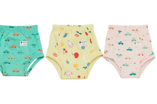 Image of Baby Padded Underwear - Soft Cotton Potty Training Pants for Toddlers, Washable & Reusable, Leak-Proof Training Underwear for Boys & Girls