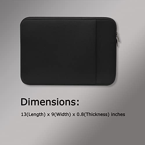 Bolsa para laptop para laptop de superfície de 12,4 polegadas Go 3 2 1 lançada em 2023-2020 com 2 bo