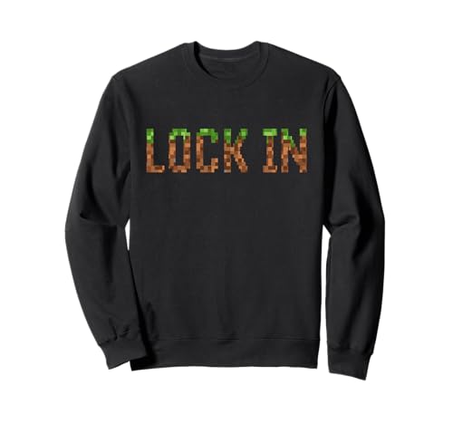 Lock In - video juego retro pixel art 8-bit pc gamer niños Sudadera