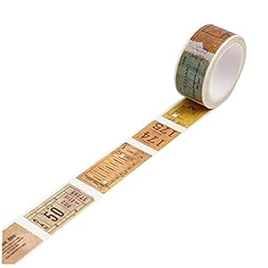 Ruluti 20mm*8 m Vintage Kaart Washi Tape Diy Decoratie voor Scrapbooking Afplakband Plakband