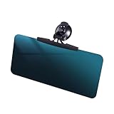 YAWUROU Car Sun Visor, HD Day & Night Vision Polarized Sunshade, Anti-Glare Sun Visor with Suction Cup Design, Universal for Most Cars SUVs Trucks (Black#L)