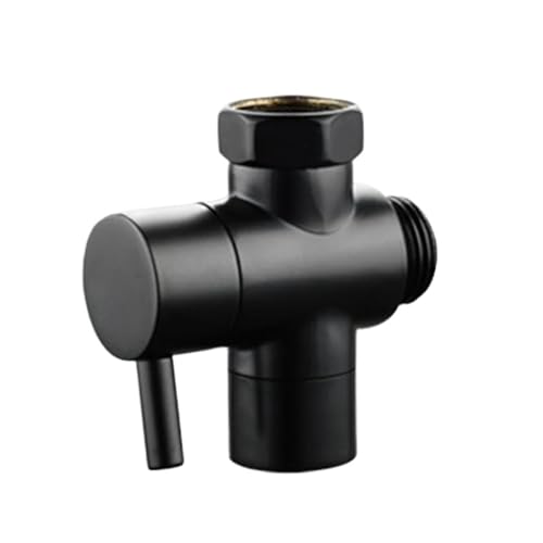 Inverseur de douche 22-24mm noir M4YD avec vanne de dérivation à double sortie