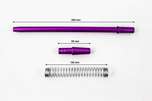 Silikonschläuche mit perfektem Aluminium-Finish für alle Arten von Bongas, Shishas und Wasserpfeifen. Sie hinterlassen… – Bild 5