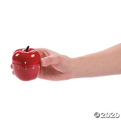 Red Apple Classroom Timers - 3 Pieces - Teacher and Classroom Supplies - Home Educational for Kids - Image 2