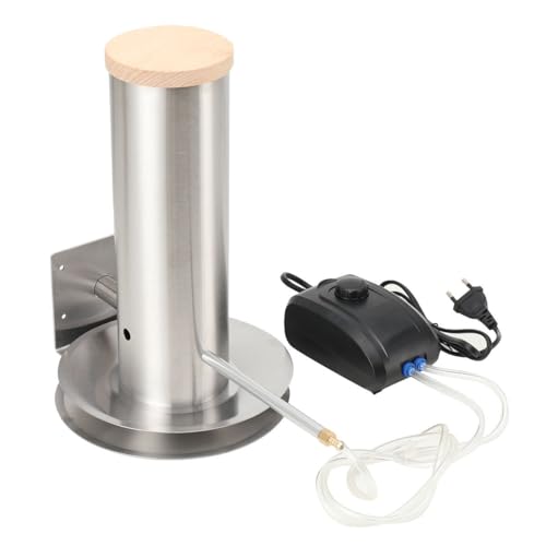 ECUTEE Generador de humo Generador de humo frío Generador de humo frío Ahumador para fumar Barbacoa de acero inoxidable a partir de productos ahumados caseros, con bomba y tubo vertedor extraíble Gen
