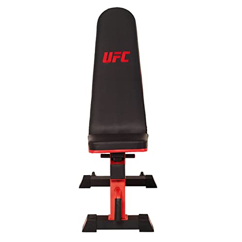 Ufc Deluxe Fid Weight Bench, Adjustable Full Body Workout Strength Training Flat, Incline, Decline, Abs Bench Press. Built In Transport Handle And Wheels, Easy To Store For Home Gym #TOP2