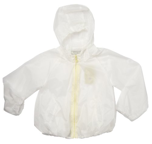Richie House Little Girls' Translucent White Raincoat with Solid White Lining RH0237-F-4/5