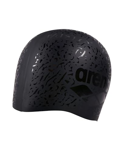 Image of Arena Unisex Shine Silicone Swim Cap for Women and Men Fitness Swimmers Intensive Training Durable Soft Elastic Bathing Cap