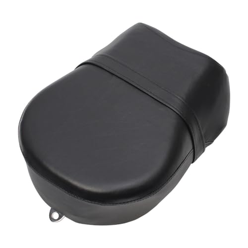Housse de siège moto en cuir noir pour passager Harley Davidson Sportster XL 883 1200