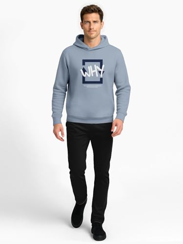 Image of BULLMER Trendy Cotton Blend Sweatshirt for Men | Stylish Full Sleeve Mens Sweatshirts & Hoodies for Winter Wear