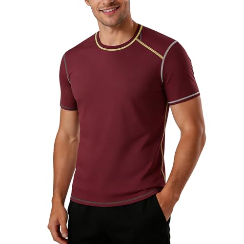T-shirt de sport homme à séchage rapide pour le fitness