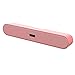 Produktbild Home Theater TV Soundbar Wireless Bluetooth 5.0 Lautsprecher USB Aufladen Stereo Sound Bar kompatibel mit PC/Projektor/Smartphone/Tablet/Laptop, rosa