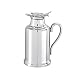 Sambonet Thermoskanne 100 cl Elite Versilbert