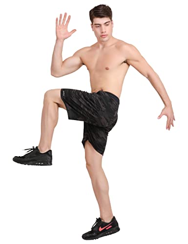 WMX Army Print Shorts for Men