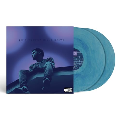 J. Cole 2014 Forest Hills Drive Vinyl, 10 Year Anniversary Edition, Light Blue Marble 2xLP