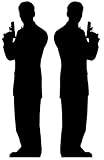 Secret Agent Male (James Bond Style) Double Pack - Silhouette Lifesize Cardboard Cutout / Standee / Standup