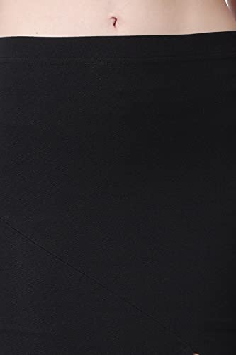 Image of POPWINGS Casual Front Slit Mini Length Pencil Skirt for Women || Stylish Mini Skirt for Women || Concert Skirt for Women || Summer Pencil Skirt for Women